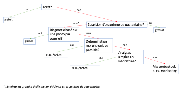 Information sur les coûts